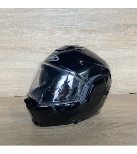 Мотоциклетний шолом HJC i100 Flip-Up - Металевий чорний - XS : 54 - 55