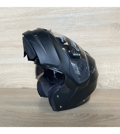 Caberg Duke 2 Motorcycle Motorbike Flip Up Front Modular Helmet Matt Black XS