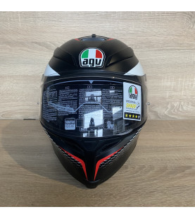 AGV K5-S Thunder Matt Black/Red/White M-L