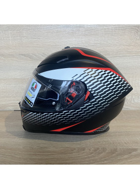 AGV K5-S Thunder Matt Black/Red/White M-L