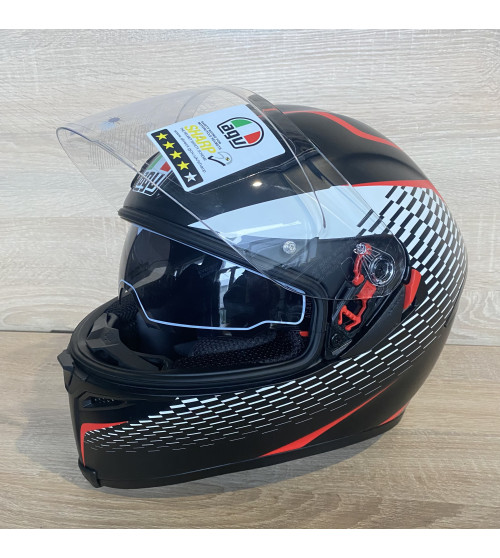 AGV K5-S Thunder Matt Black/Red/White M-L