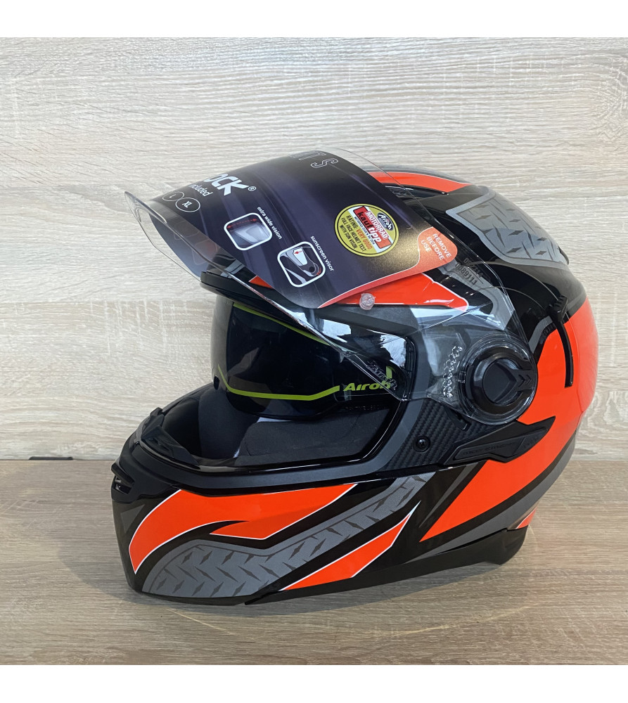 Airoh Movement Steel Orange Gloss