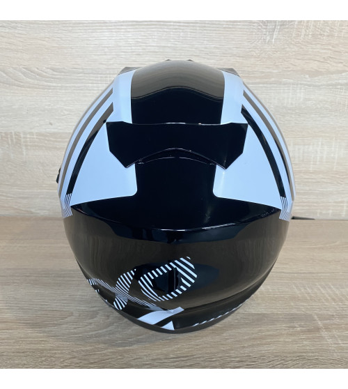 шолом Scorpion Exo 520 Evo Air - Banshee білий / чорний - XL: 61 - 62