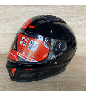 MT Stinger 2 Full Face Helmet - Gloss Black - L : 59 - 60