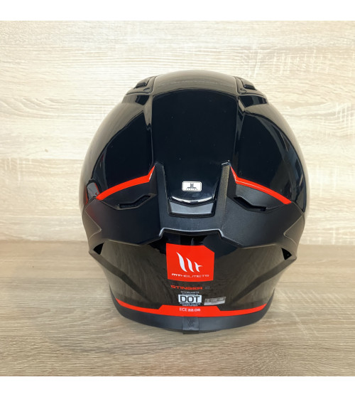 MT Stinger 2 Full Face Helmet - Gloss Black - L : 59 - 60
