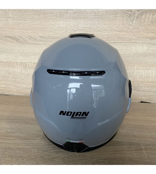 Motorcycle helmet, Nolan M120-1 flip over modular, grey LARGE,