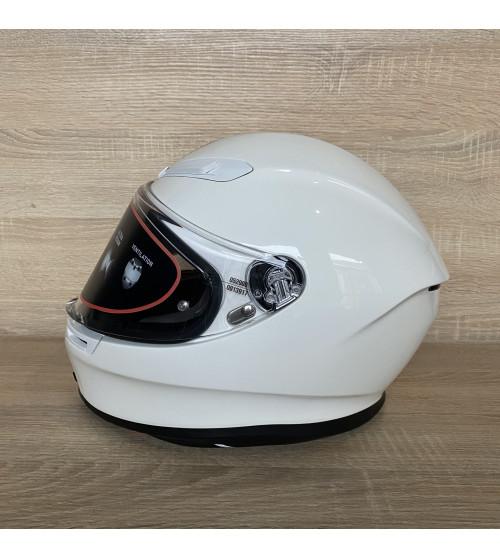 Мотоциклетний шолом AGV K6 Solid White Full Face –  розмір XS