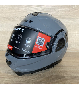 Мотоциклетний шолом LS2 Advant II Flip Up - Nardo Grey - M: 57 - 58