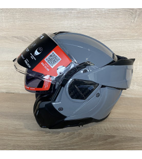 Мотоциклетний шолом LS2 Advant II Flip Up - Nardo Grey - M: 57 - 58