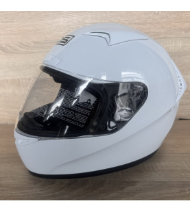 MDS M13 Solid Full-Face Motorcycle Helmet White L