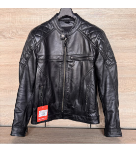 2025 Oxford Products Route 73 2.0 M Leather Motorcycle Jacket CE AA Rated Black