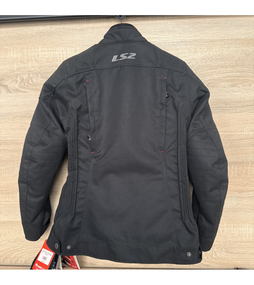 LS2 - Vesta Lady - LS2 Black Motorcycle Jacket - Size M