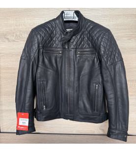 Richa Leather Motorcycle Jacket Black Size 44 (Excellent Condition)