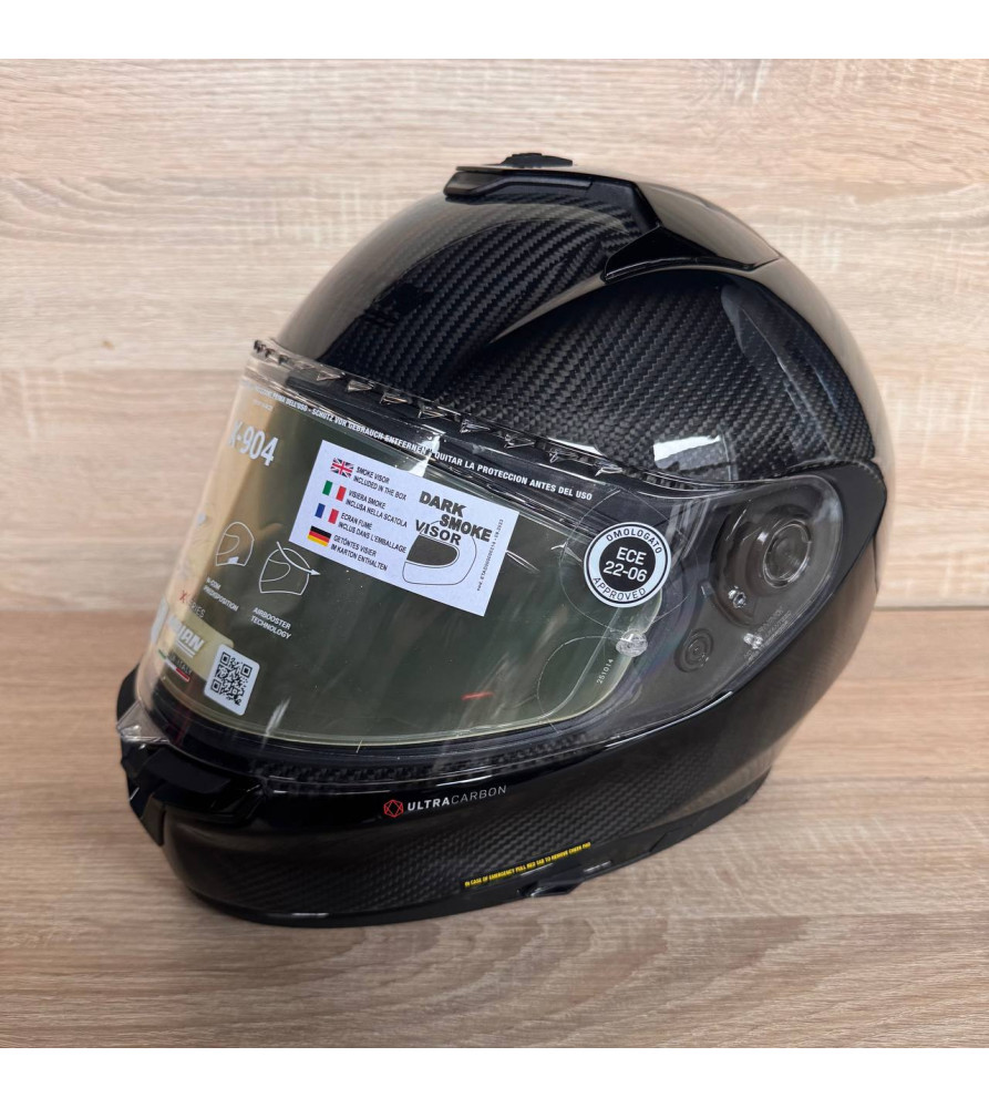 Мотоциклетний шолом Nolan X-904 Ultra Carbon Puro - Gloss Carbon - S : 55 - 56