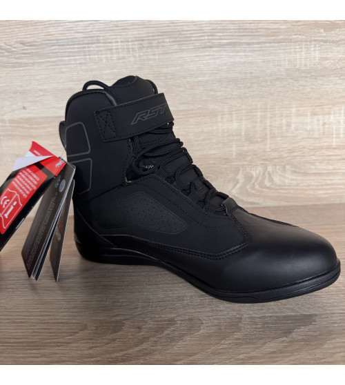 RST Sabre Moto Waterproof Shoe Black Urban Motorcycle Boots UK6/EU40