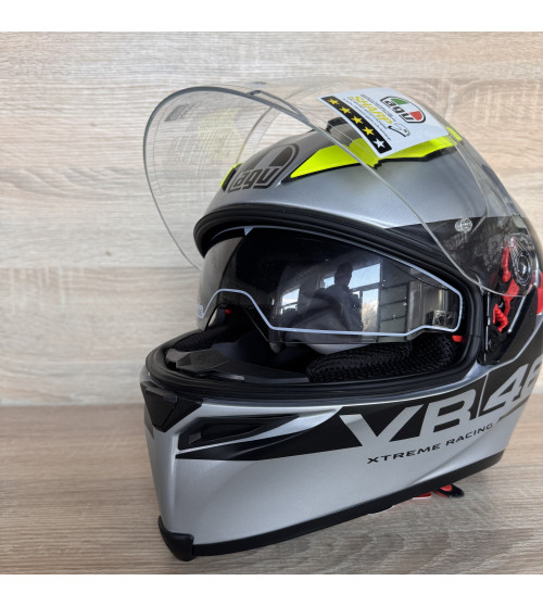 Мотоциклетний шолом AGV K3 Shade Grey/Yellow