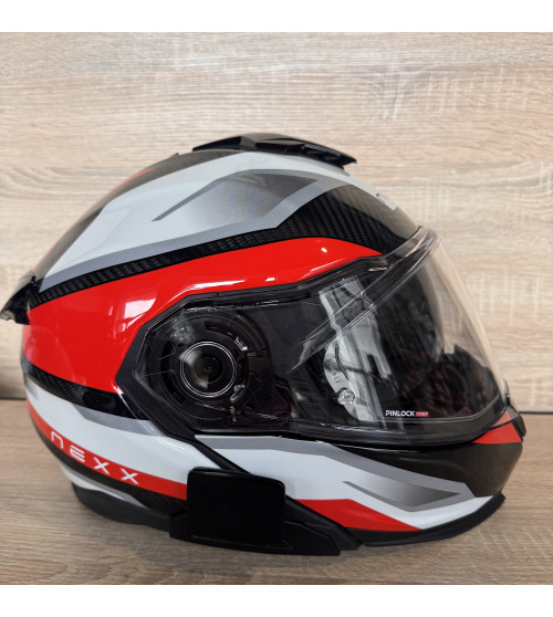 шолом Nexx X.Lifetour Carbon - Pro Mile білий / червоний - 2XL : 63 - 64
