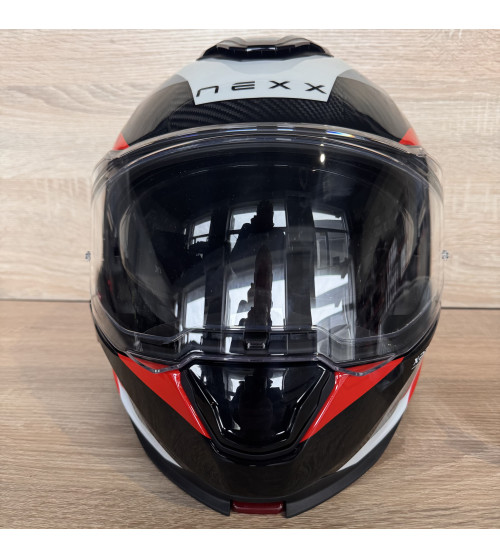 шолом Nexx X.Lifetour Carbon - Pro Mile білий / червоний - 2XL : 63 - 64
