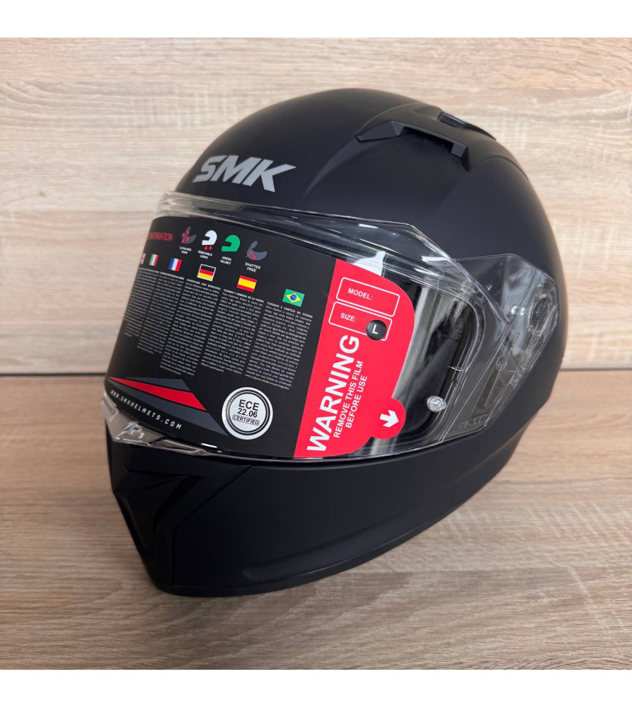 SMK STELLAR S01 MATT ,BLACK L