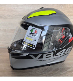 Мотоциклетний шолом AGV K3 Shade Grey/Yellow