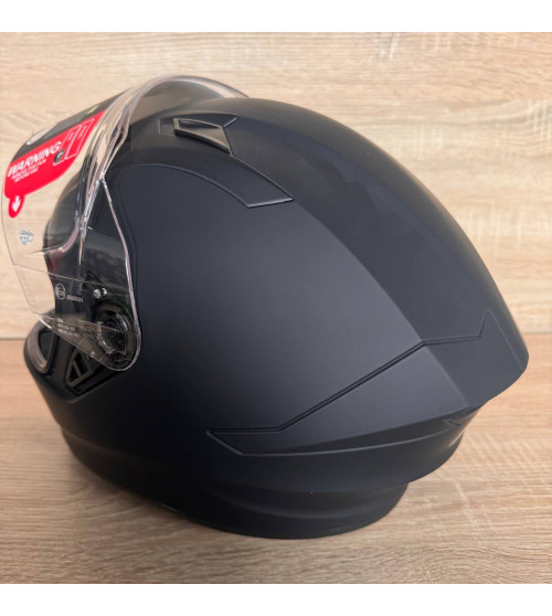 SMK STELLAR S01 MATT ,BLACK L