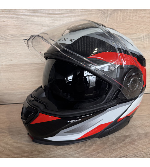 шолом Nexx X.Lifetour Carbon - Pro Mile білий / червоний - 2XL : 63 - 64