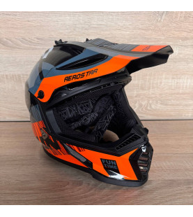 AEROSTSR DAZZLE BLACK WITH ORANGE XL