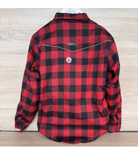 Чоловіча байкерська сорочка Lumberjack CE Armour RED XL