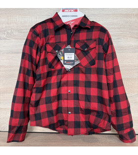 Чоловіча байкерська сорочка Lumberjack CE Armour RED XL