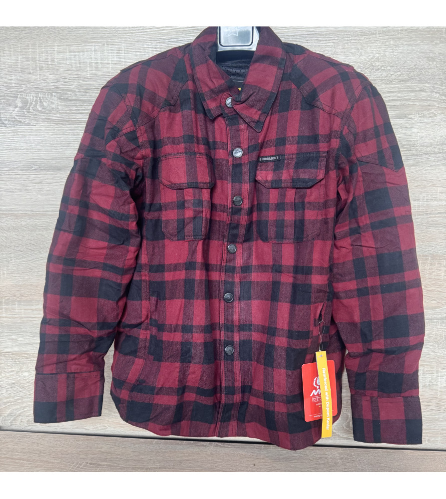 мотоциклетна сорочка, Lumberjack Rider ​​з кевлару red L