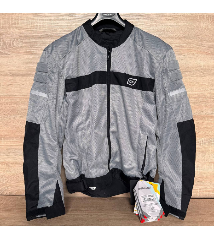 текстильна куртка ozone dart silver black xl