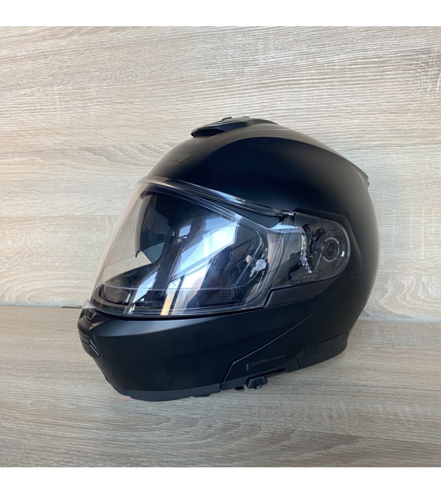 Мотошолом Nolan N100-6 Classico Flip Up - Matt Black - M : 57 - 58